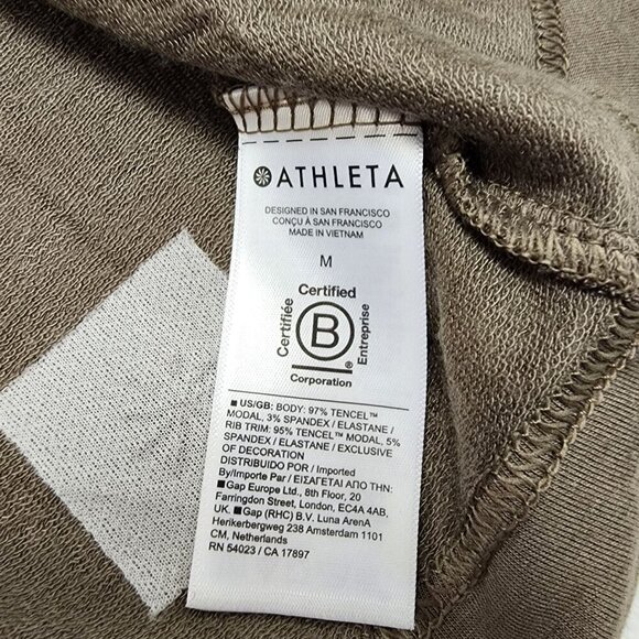 Athleta Pranayama Restore Wrap Cardigan Clay Brown Medium - Picture 9 of 9